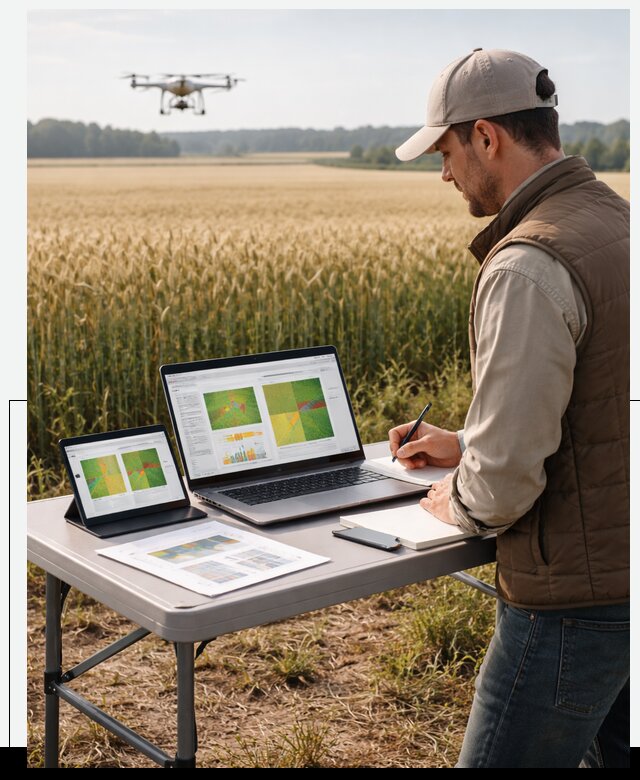 Система AI прогнозирования урожайности для точных агрономий в Северске